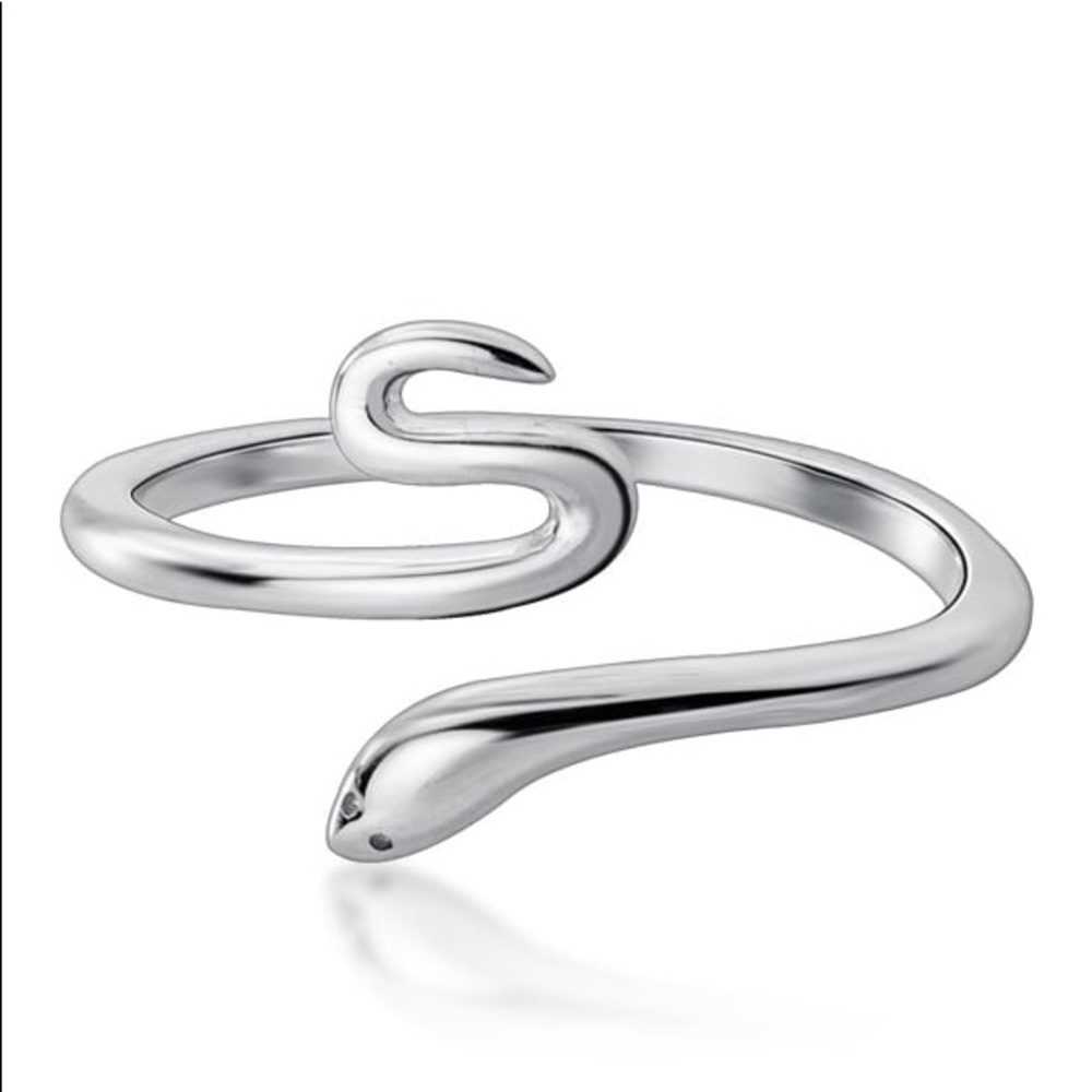 925 Sterling Silver Snake Ring - Picture 4 of 4